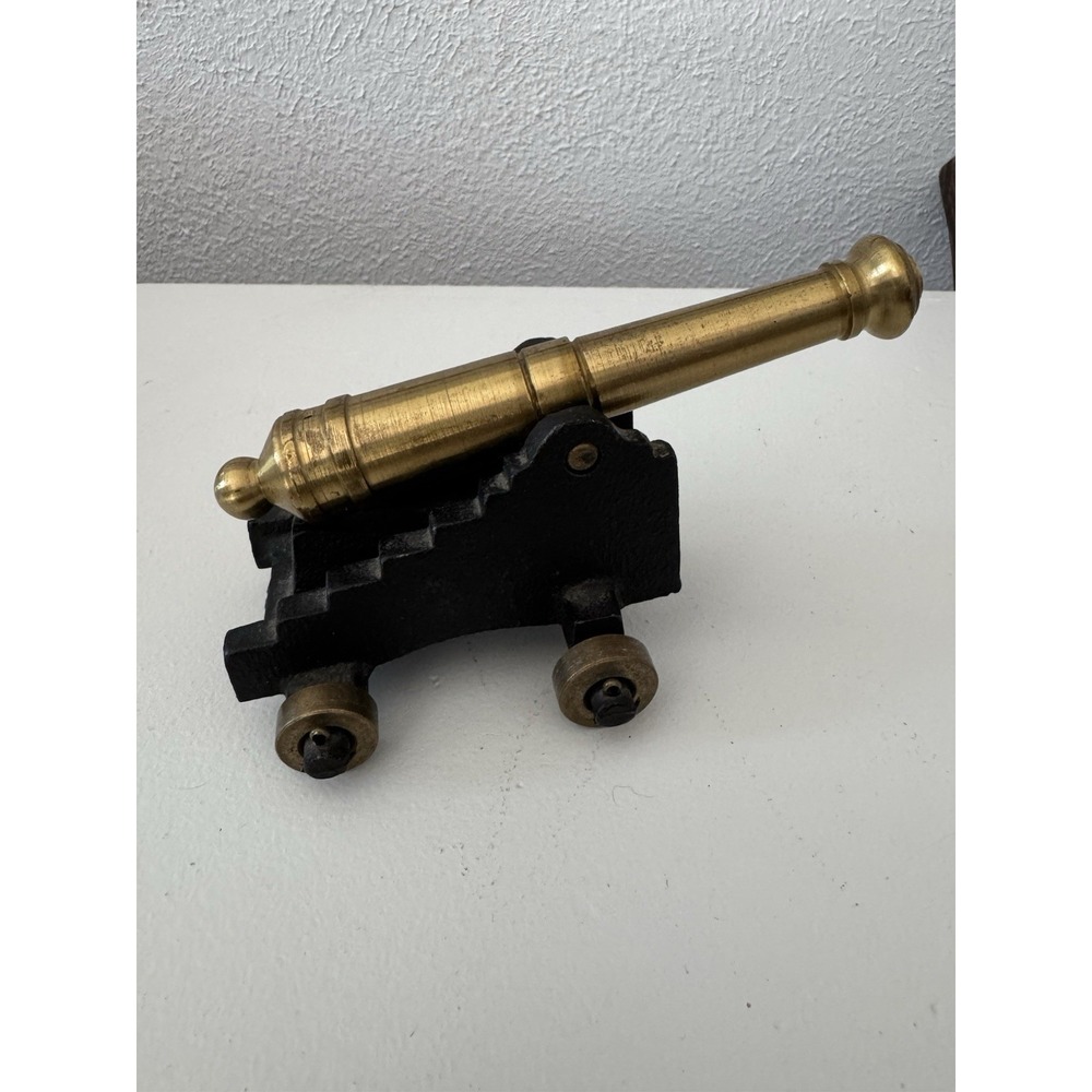Miniature Brass Cannon Made In The USA 5"